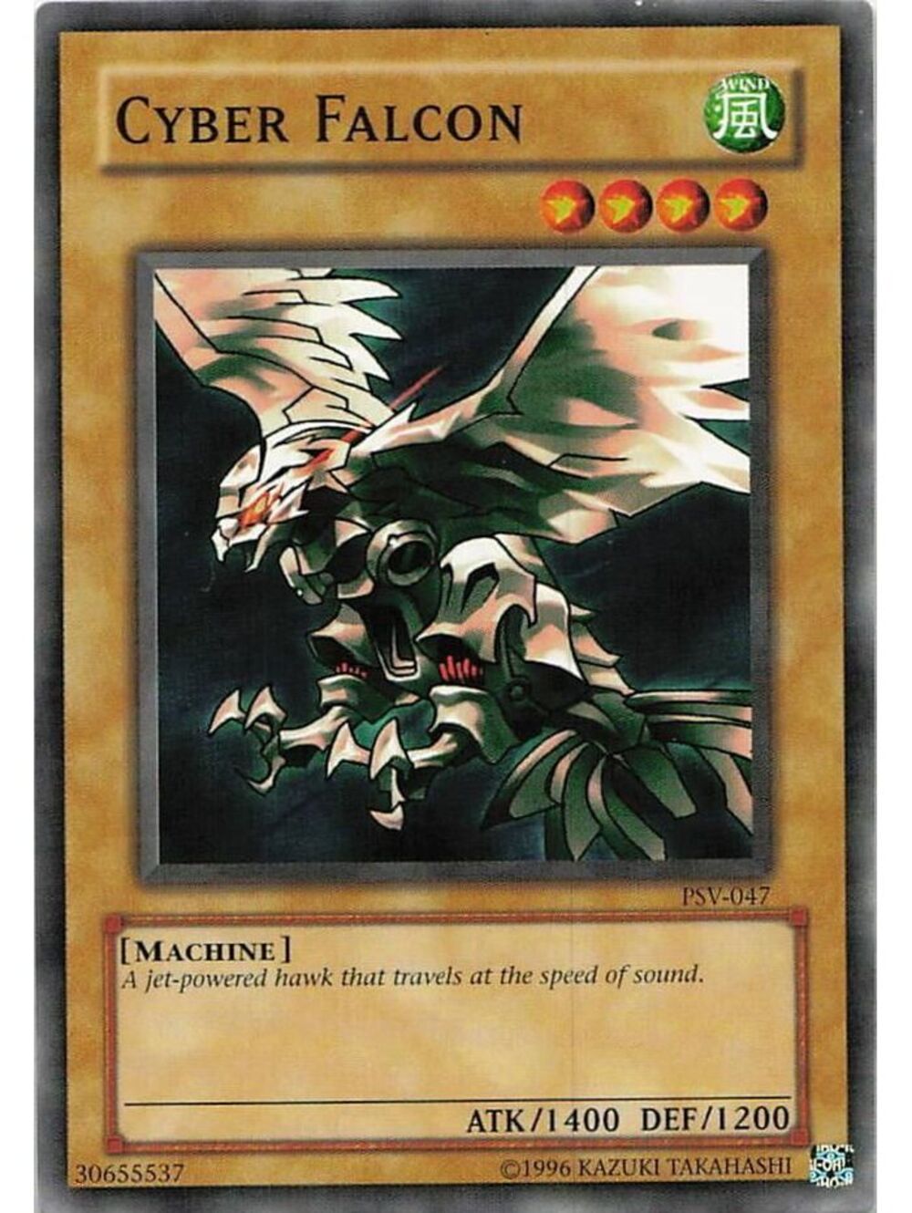 Common Yu-Gi-Oh! TCG 2023 Cyber Falcon NM PSV-EN